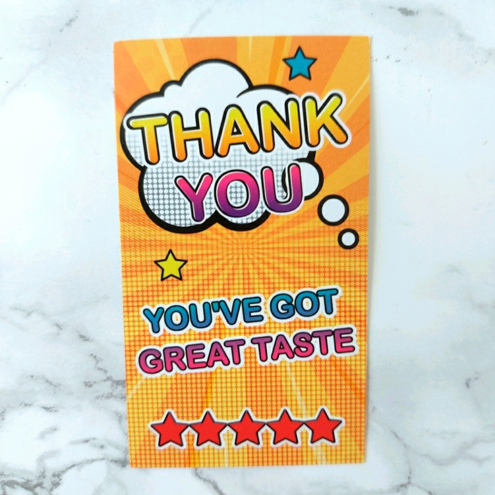 100 Thank You Cards - Picture 10 of 12